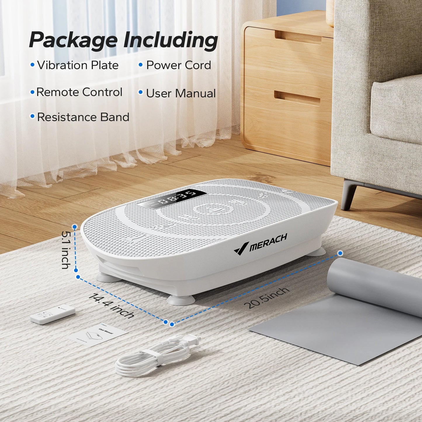 Lordson Vibration Plate Exercise for Whole Body Workout Vibrate Fitness weight loss-shaping