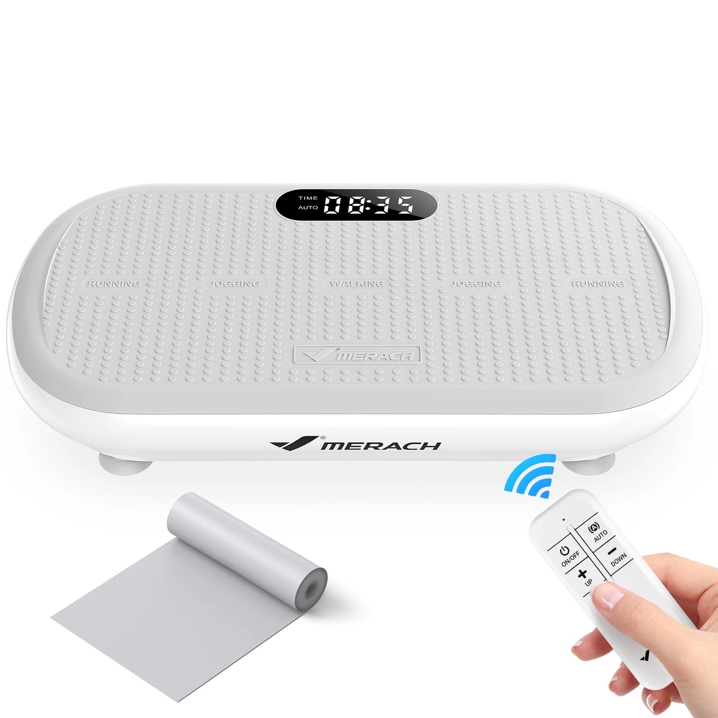 MERACH Vibration Plate Exercise Machine Bluetooth for Weight Loss