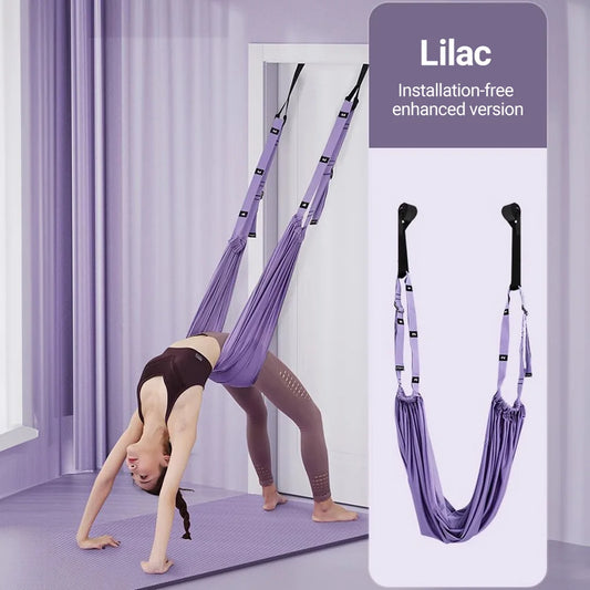 Elastic Yoga Belt Woman Hammock Split Lower Waist Trainer Inverted Extension Belt