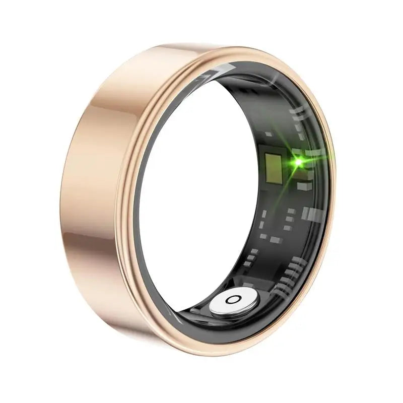 Smart Ring Waterproof Tracking Fitness Ring with Sleep Heart Rate and Blood Pressure Monitoring Stylish Wearable for Men and Women