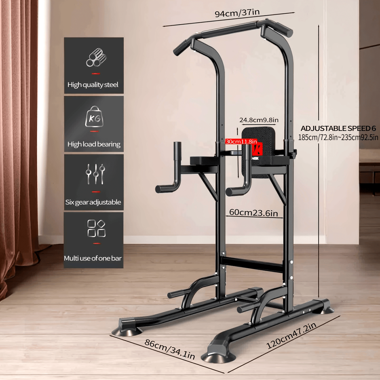 Multifunctional Pull-up Bar, For Strength Training