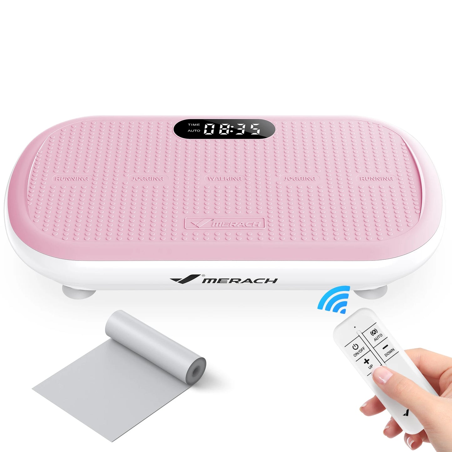 MERACH Vibration Plate Exercise Machine Bluetooth for Weight Loss
