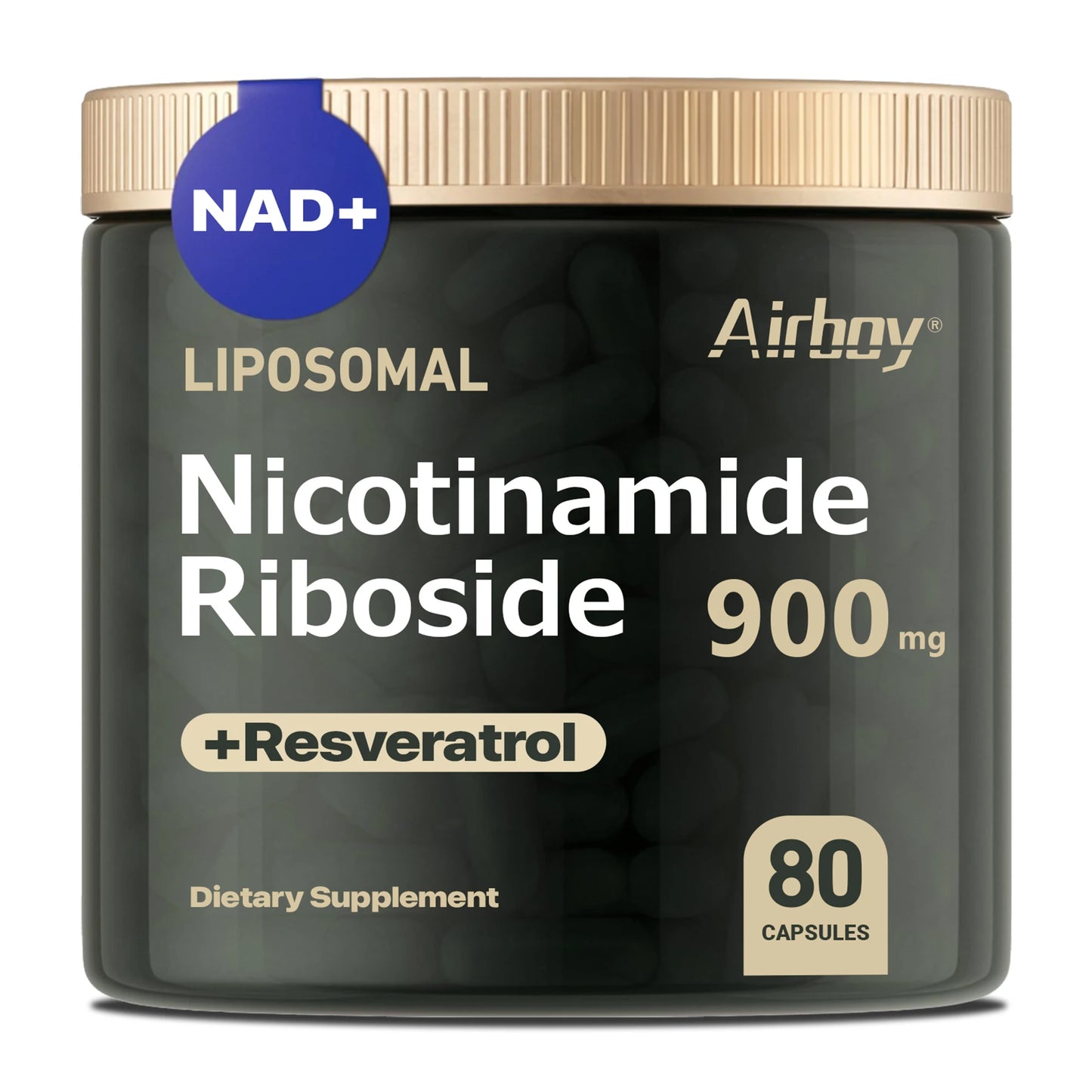 NAD+ Supplement - Liposomal Nicotinamide - Anti-aging, Skin Health,