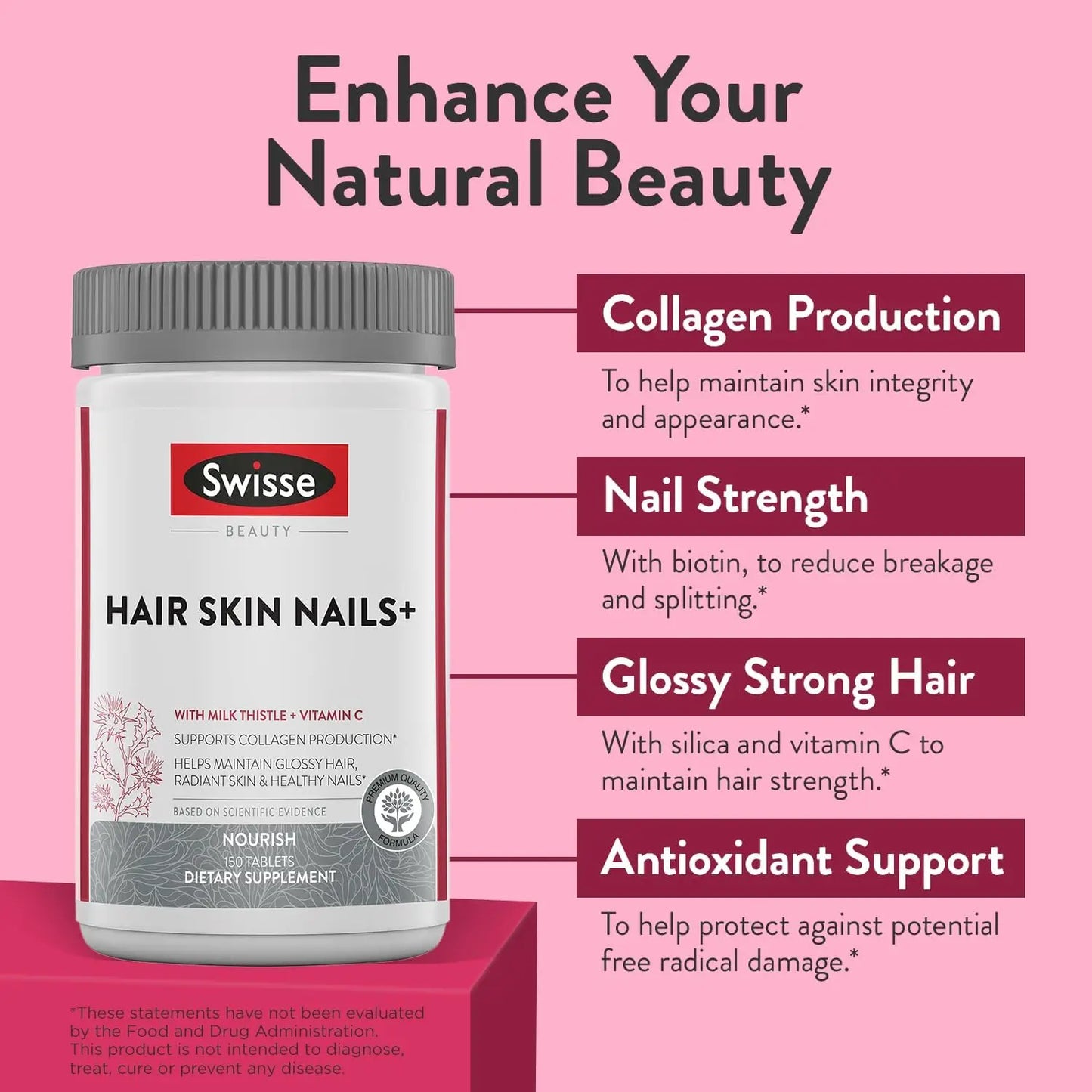 Biotin Hair Skin and Nails Collagen Supplement