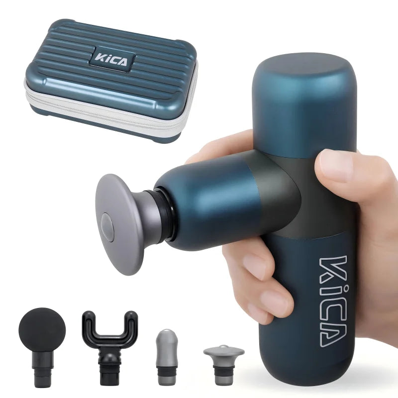 KICA Portable Smart Fascia Gun Electric Mini Body Massager Professional Fitness Muscle Gun for Sport Slimming Pain Relief