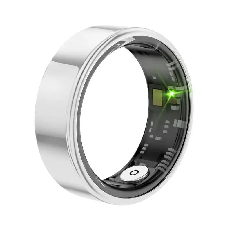Smart Ring Waterproof Tracking Fitness Ring with Sleep Heart Rate and Blood Pressure Monitoring Stylish Wearable for Men and Women