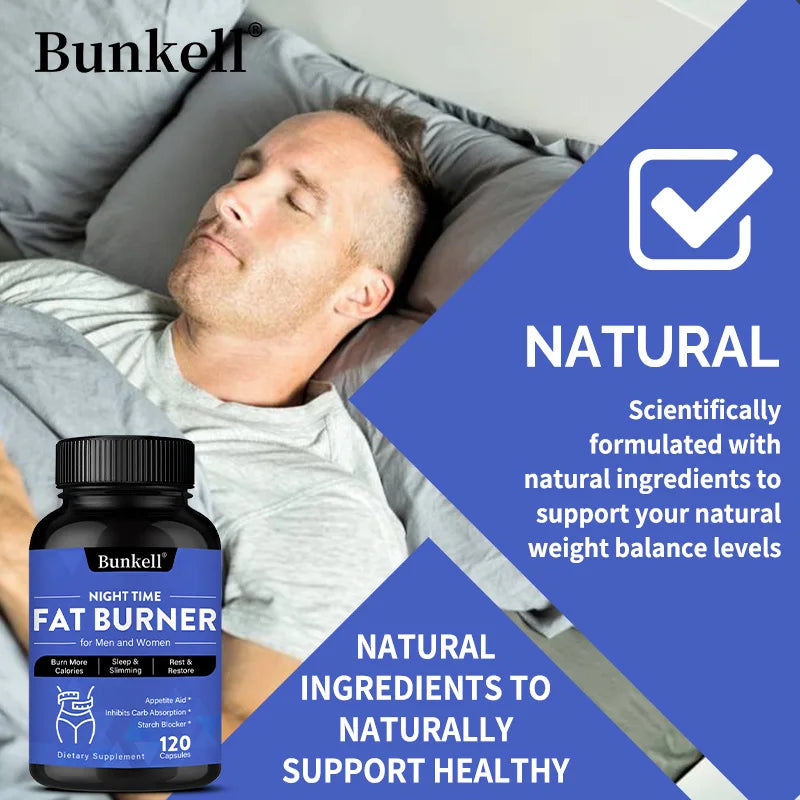 Nighttime Fat Burner - Helps Promote Metabolic Cleansing, Appetite Control During Sleep