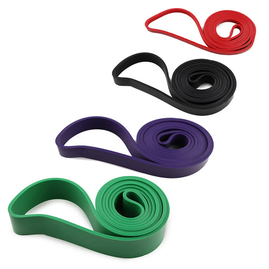 Natural Rubber Resistance Bands Fitness Rally Body Building Yoga Pull Up Belt 41 208cm