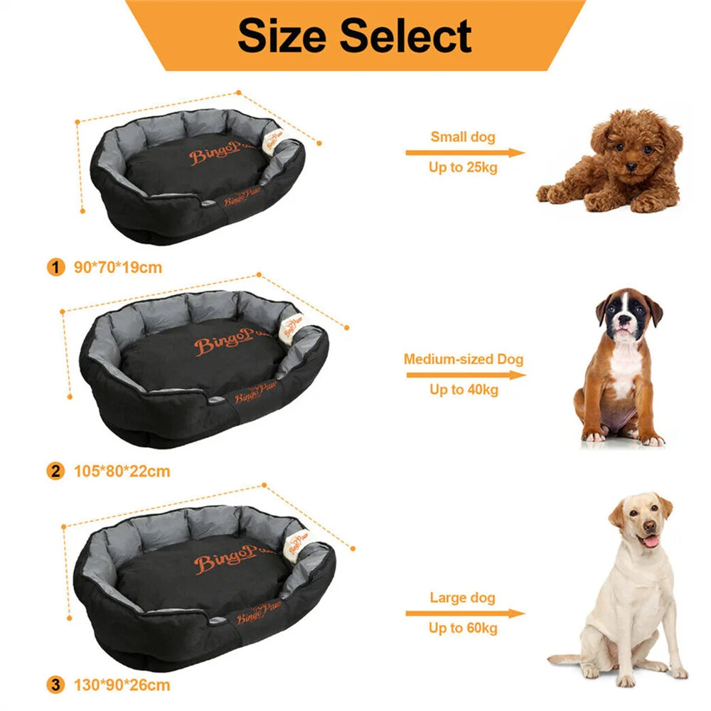 Waterproof XXL XL L Orthopedic Sofa Dog Bed Pet Mat Kennel Washable Cushion