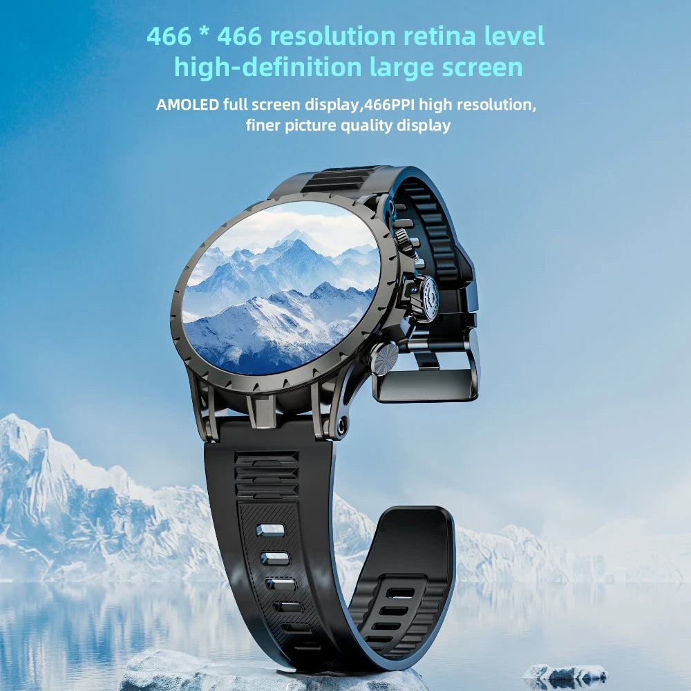 LOKMAT APPLLP 4 Android Smart Watch Phone 4G Fitness Tracker