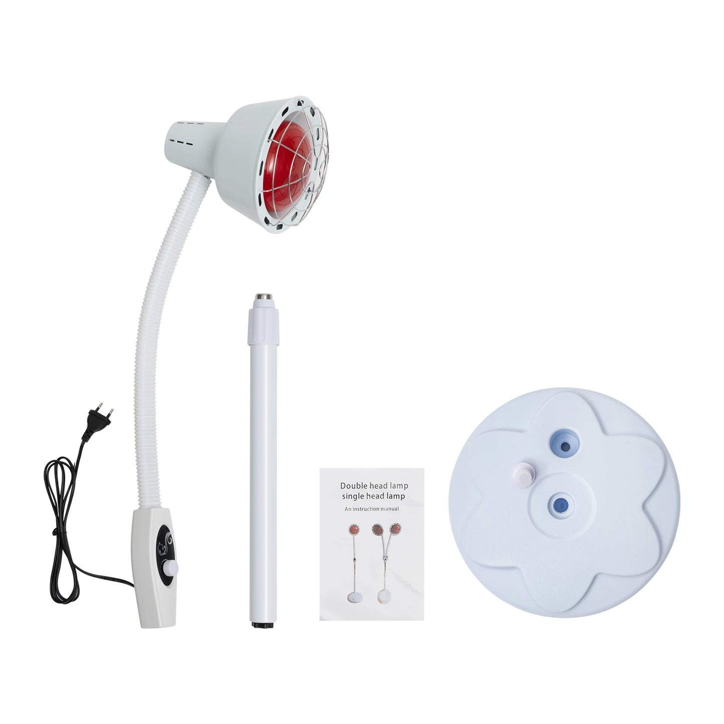 IR Heat Infrared Lamp 220V 110V Adjustable Therapy Lamp for Muscle and Joint Pain Relief