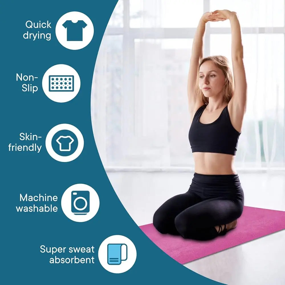 Yoga Towels Non Slip Hot Yoga Mat Towel With G Dots