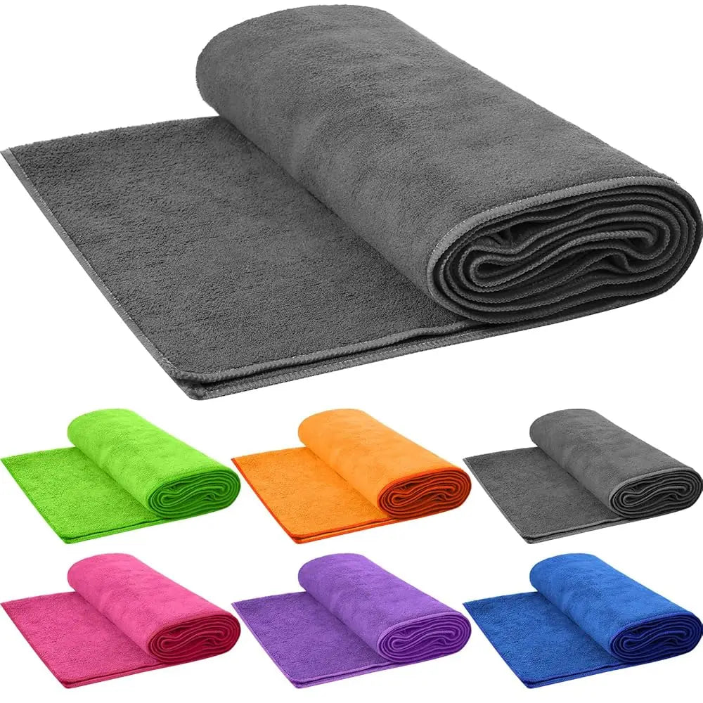 6 Pcs Hot Yoga Towels Bulk Non Slip Absorbent Microfiber