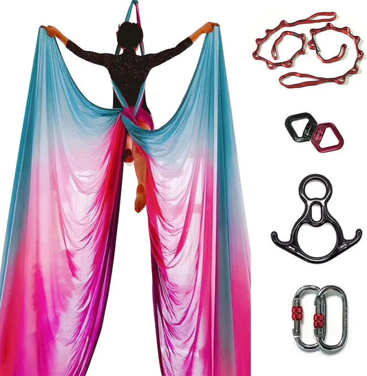 Premium Aerial Silks Equipment - Safe Deluxe Aerial Kit