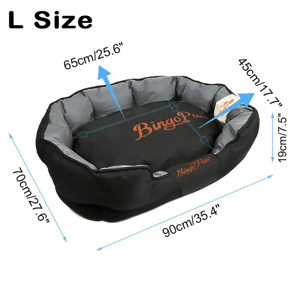 Waterproof XXL XL L Orthopedic Sofa Dog Bed Pet Mat Kennel Washable Cushion