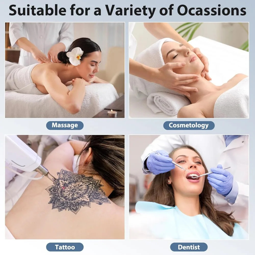Massage Salon Tattoo Bed with Beauty Basket Professional 3 Fold Height Adjustable Massage Bed for Spa Salon Facial Lash Tattoo