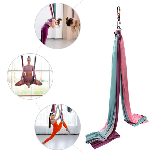 5M Aerial Yoga Practice Polyester Strap Hammock for Flexibility